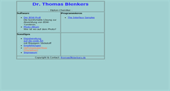 Desktop Screenshot of blenkers.de
