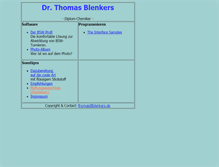 Tablet Screenshot of blenkers.de